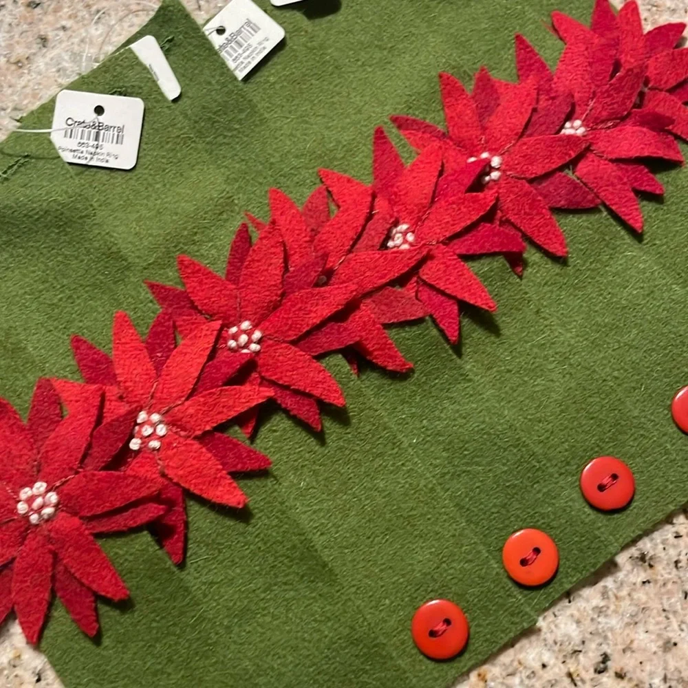 Crate & Barrel Napkin Ring Holders (8)